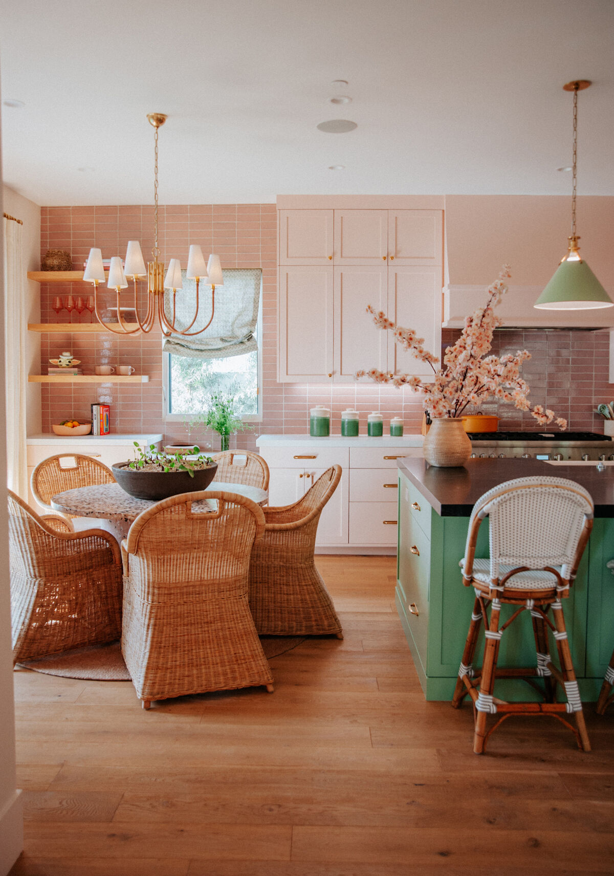 Bryce Dallas Howard: Pink Brick Kitchen | Fireclay Tile