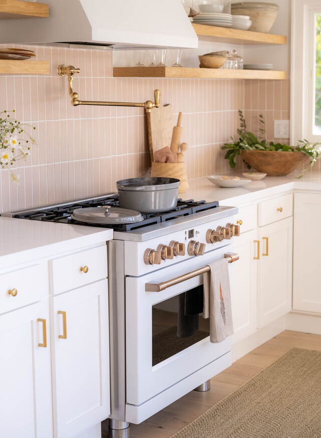 Hoopes Vineyard Estate House Kitchen Backsplash Fireclay Tile