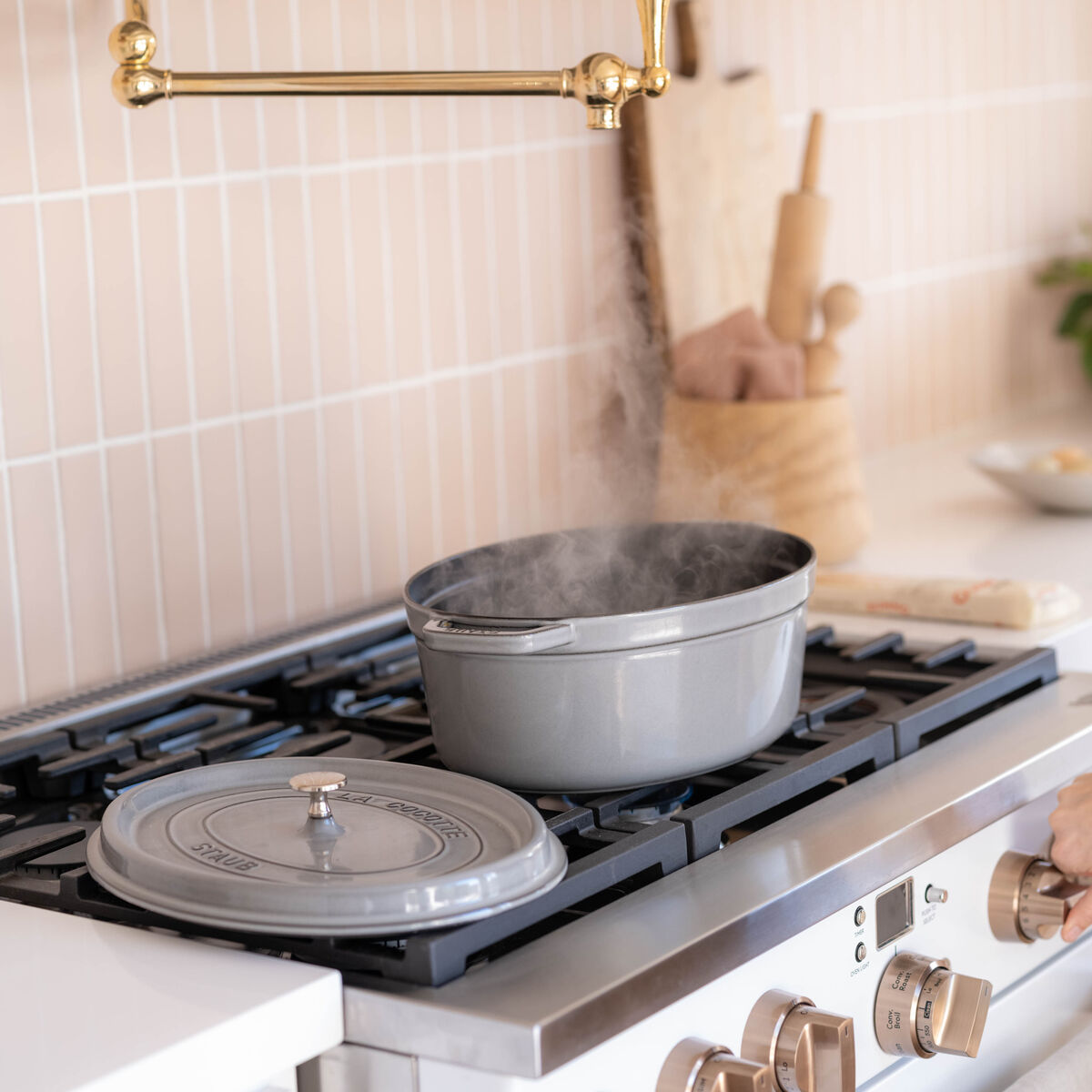 Hoopes Vineyard Estate House Kitchen Backsplash Fireclay Tile