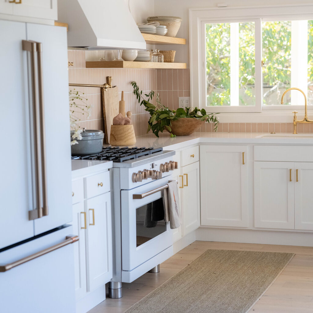 Hoopes Vineyard Estate House Kitchen Backsplash Fireclay Tile