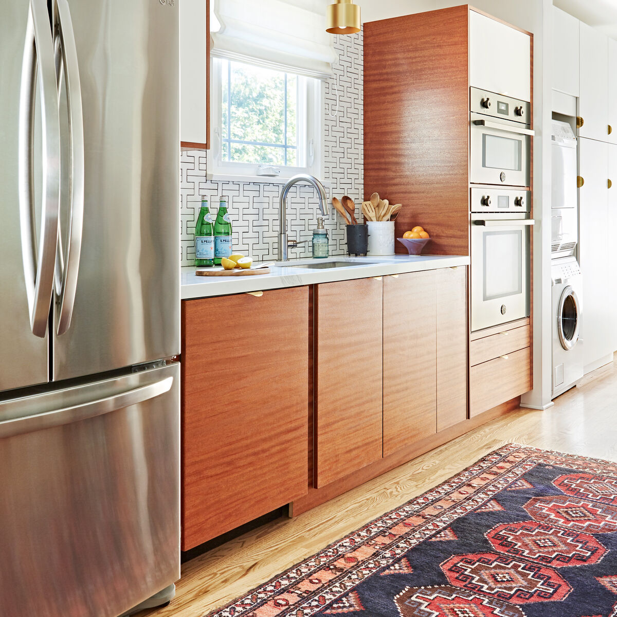 H-Shape Patterned Kitchen Tiles for a Small Space | Fireclay Tile