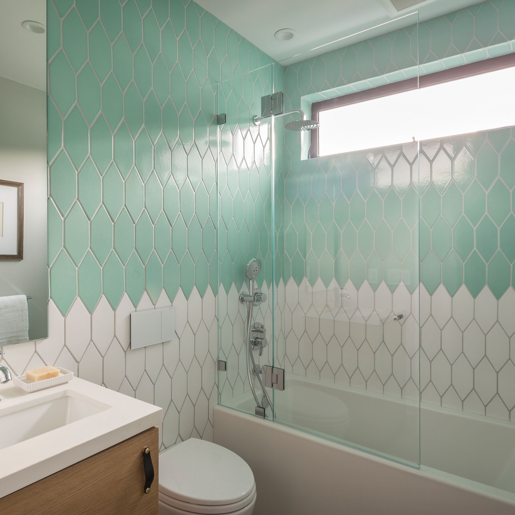 Noz Design: Two-Toned Kids' Bathroom Tiles | Fireclay Tile