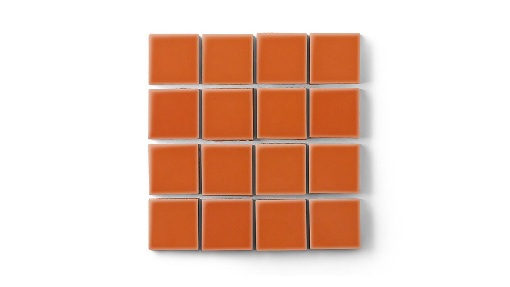 Tile Field (2 x 2) Mandarin Tile Fireclay Tile