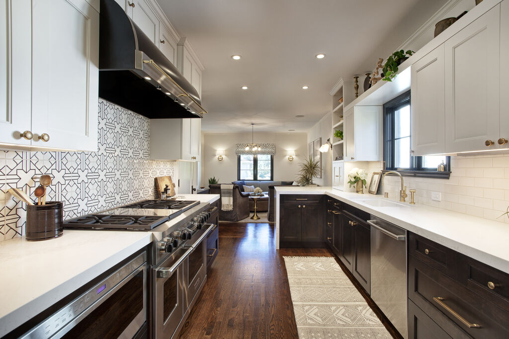 KJM Interiors Kasbah Trellis Kitchen Fireclay Tile