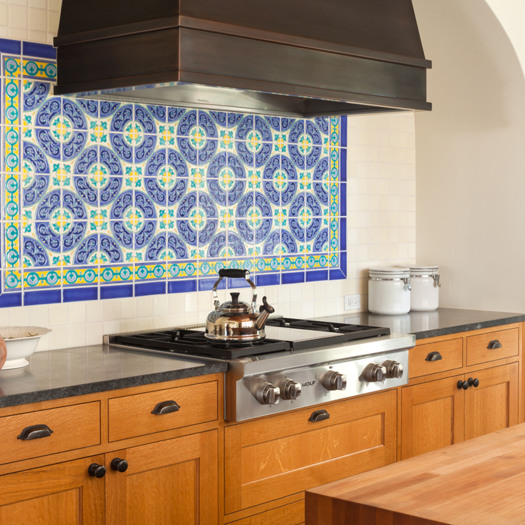 Spanish Colonial Revival Kitchen | Fireclay Tile