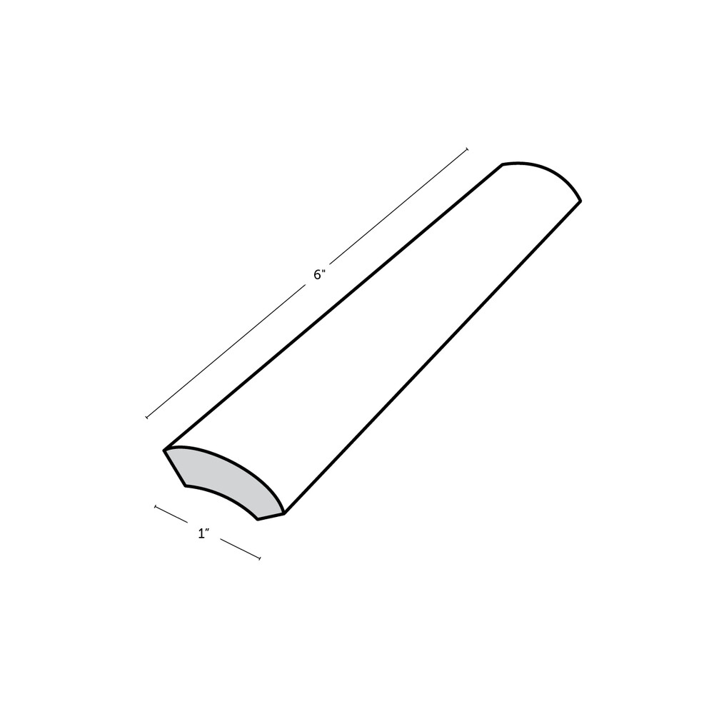 Quarter Round Trim Fireclay Tile