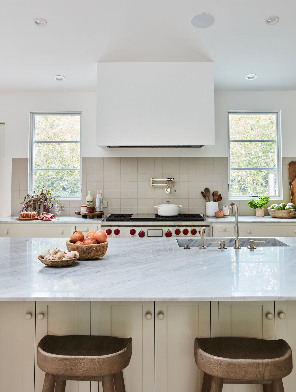Gaby Dalkin Dolomite Backsplash Fireclay Tile