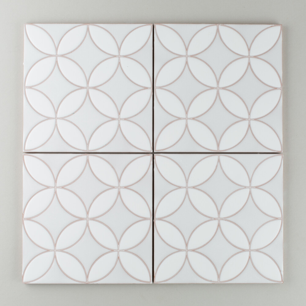 Jardin Fretwork | Handpainted | Fireclay Tile